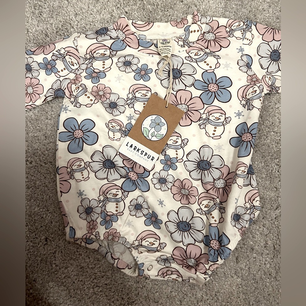 Larkspur bamboo long sleeve bubble